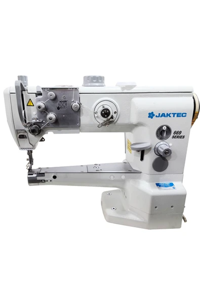Akyüzlü Makina Jaktek 669 Çift Pabuçlu Sanayi Dikiş Makinesi Deri & Kalın Kumaşlar Beyaz ürün görseli 1