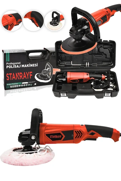 stanrayf Alman 9200 Watt 6 Kademe Devir Ayarlı Bakır Sargılı Polisaj Makinasi Zımpara Pasta Cila Makinesi ürün görseli 1