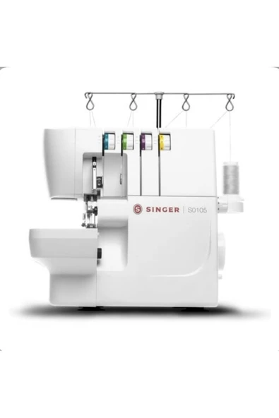 SİNGER SINGER S0105 Ev Tipi Overlok Makinesi Singer S0105 beyaz ürün görseli 1