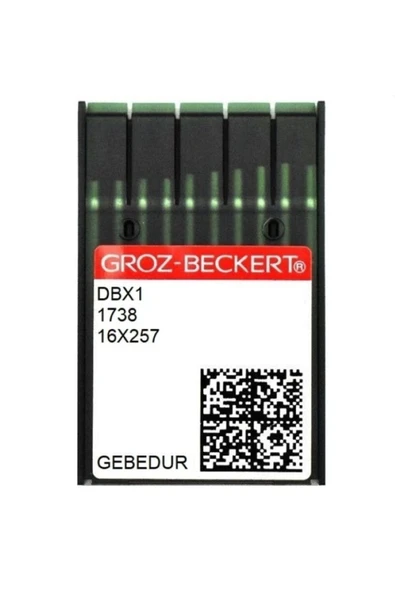 akyüz makine Düz Makine İnce Dip Dikiş İğnesi / DBX1 (16X231) GEBEDUR 11/75 100ADET ürün görseli 1