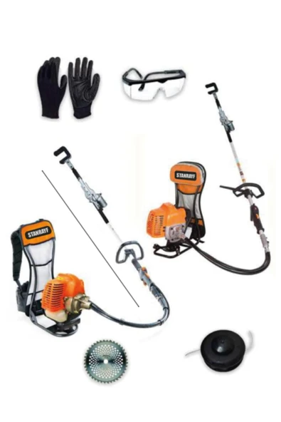 stanrayf Germany Full Otomatik Çelik Şanzıman 12 Hp Zeytin Silkme Ot Çalı Çim Biçme Sırt Tipi Tırpan ürün görseli 1