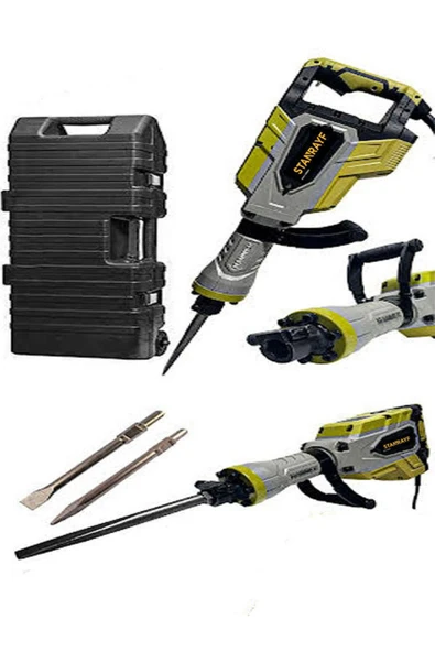 stanrayf Germany X-tork 4800 W 70 Joule Professıonel Kırıcı Bakır Sargı 17 Kg Sivri Ve Yassı Keski Hediyeli ürün görseli 1