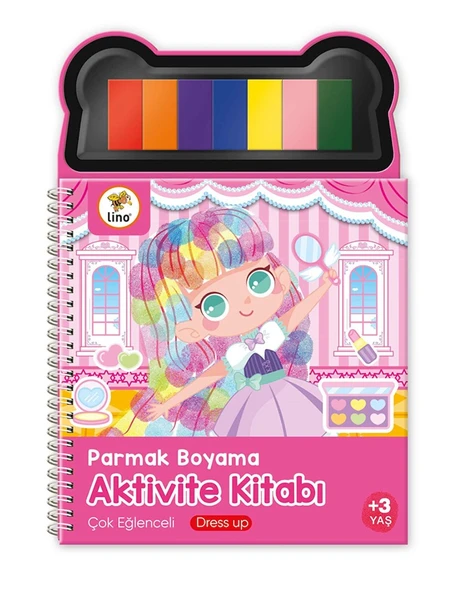 Lino Parmak Boyama Aktivite Kitabı Dress Up Lp-602 ürün görseli 1