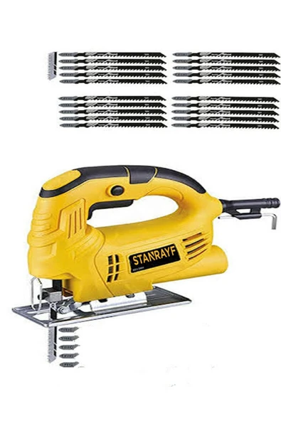 stanrayf Germany Sjs Metal Şanzıman 4800 W Bakır Sargı Dekupaj Testere Profesyonel 20 Adet Testere ürün görseli 1