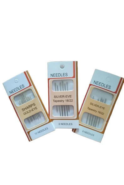 NEEDLES Minahobi Etamin-sharp-kaneviçe Iğne Seti ( 22 Adet Iğne ) ürün görseli 1