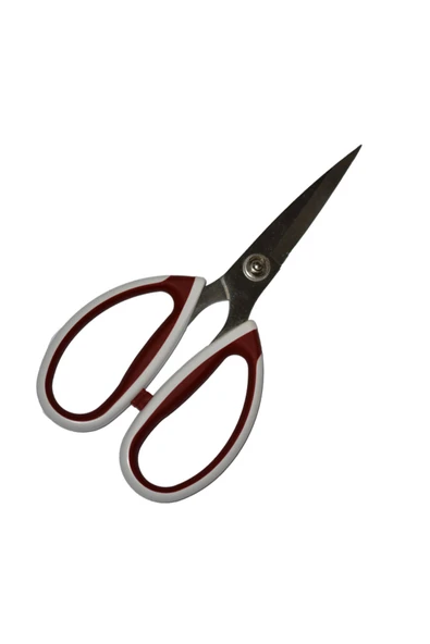 SİNGER Pin Marka 4083 Orijinal Kumaş Kot Deri Kesim Kumaş Makası 8 inch Kırmızı ürün görseli 1
