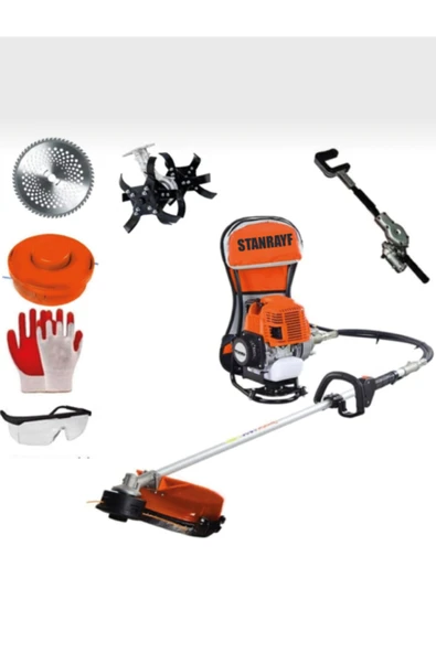 stanrayf Germany X-torq 9800 Dcmotor 12 Hp Benzinli Sırt Tipi Ot Biçme Tırpanı Çapalama Silkeleme ürün görseli 1