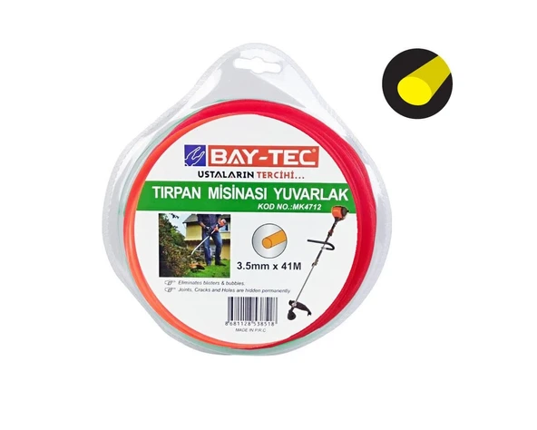 Yuvarlak Tırpan Misinası 3.5 mm x 41 mt MK4712 BAYTEC ürün görseli 1