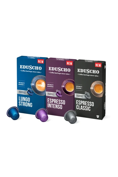 Eduscho Kapsül Kahve Tanışma Paketi 3x10 (Nespresso Uyumlu) ürün görseli 1