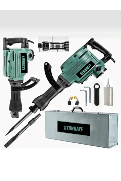 stanrayf Alman X-tork 5800 W 70 Joule Professıonel Kırıcı Bakır Sargı 17 Kg Sivri Ve Yassı Keski Hediyeli ürün görseli 1