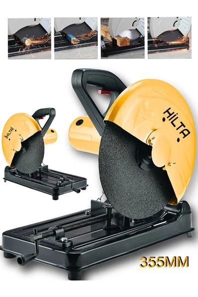 stanrayf Alman 9800W Çelik Dişli Şanzuman Bakır Sargılı 355mm Profil Metal Profil Kesim Makinesi Kafa Koparma ürün görseli 1