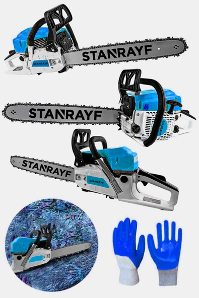stanrayf Alman Strong 15hp 72Cc Çelik Şanzıman Benzinli Ağaç Odun Dal Motorlu Hızar Bıçkı Testeresi ürün görseli 1