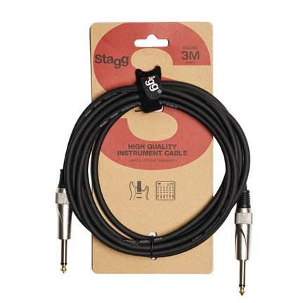 STAGG SGC3DL 3 METRE ENSTRÜMAN KABLOSU ürün görseli 1