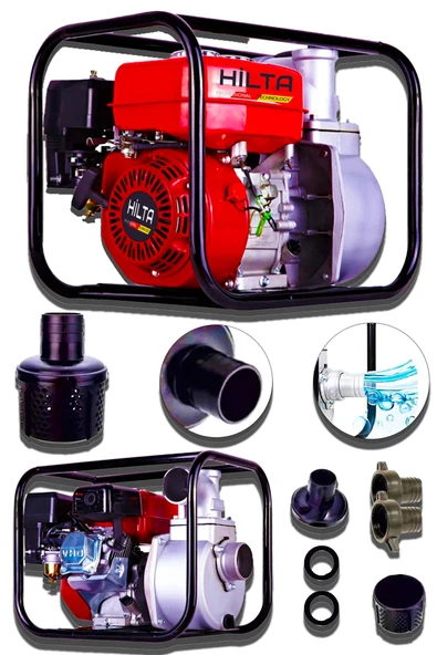 stanrayf Alman 9800 Bakır Sargılı Yüksek Performans 10hp Yakıt Tasarruflu 2 Inc Benzinli Su Pompası Su Motoru ürün görseli 1