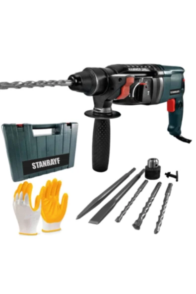 stanrayf Germany Sjs Metal Şanzuman 3600 W 5.2 Joule Professıonel Kırıcı Delici 5 Parça Uç ürün görseli 1