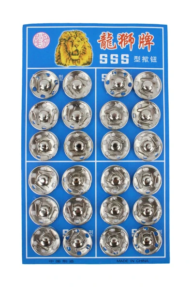 akyüz makine Çıt Çıt Metal 10 mm 24'Lü ürün görseli 1