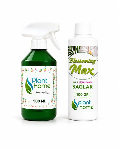 Sıvı Bitki Besini Seti ByKurt Doğal İçerikli Power Mix ve Blooming Max Çiçeklenme Kök Gelişimi Destekleyici Bitki Vitamini ürün görseli 1