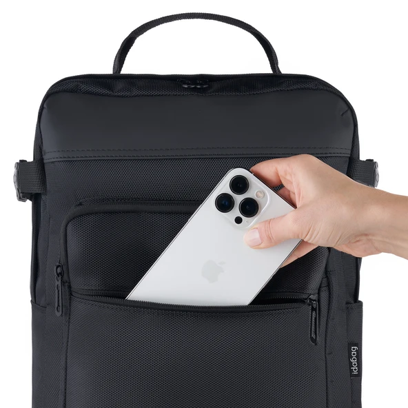 Idabag Backpack Elegance Sırt Çantası Siyah - Resim 12
