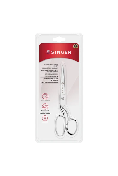 akyüz makine Akyüz Singer 8'' Professional Ömürlük Terzi Kumaş Kesim Dikiş Nakış İmalat Üretim Makası ürün görseli 1