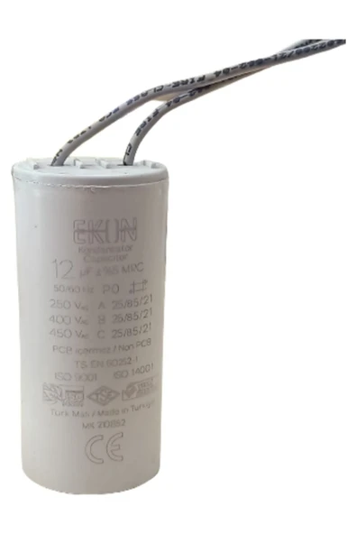 akyüz makine Ekon 12 Mf 400V Kondanstör ürün görseli 1