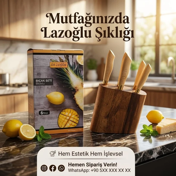 Bıçak Seti 6 Parça - Resim 4