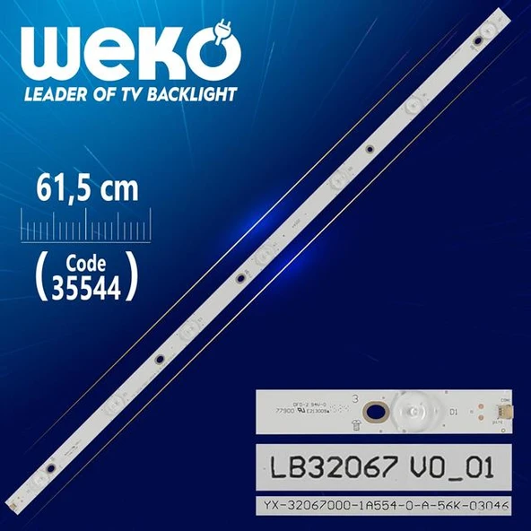 LB32067 V0_01 - YX-32067000-1A554-0-A-56K-03046 - 7 Ledli 61.5 Cm - WK-431 Led Tv Bar ürün görseli 1