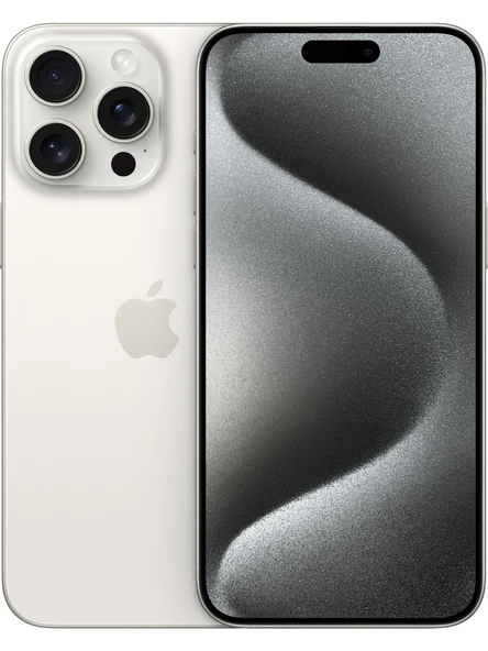 iPhone 15 Pro Max 256 GB Beyaz Titanyum ürün görseli 1