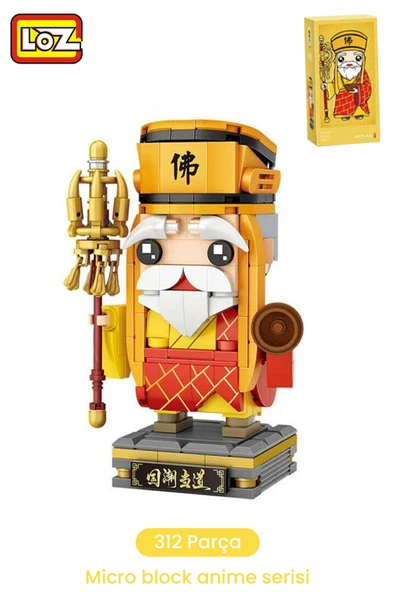 Loz Micro Anime Serisi 1547 Modeli 312 Parça Dekoratif Oyuncak Yapım Seti Yapı Blok ürün görseli 1