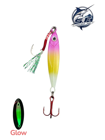 S.F. Micro Jig 10 gr , 48mm , Uzun Atış Metal Jig Yem , Levrek Lüfer İstavrit Avı İçin Profesyonel Sahte ürün görseli 1