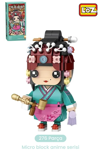 Loz Micro Anime Serisi 1551 Modeli 276 Parça Dekoratif Oyuncak Yapım Seti Yapı Blok ürün görseli 1