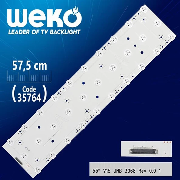 55'' V15 UNB 3068 REV 0.0 1 A - 57.5 Cm 30 Ledli - WK-1232 Led Tv Bar ürün görseli 1