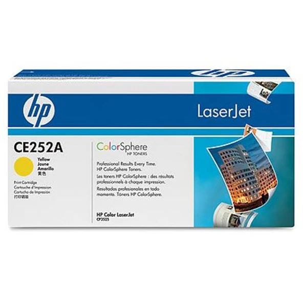 HP 504A Yellow Sarı 7.000 Sayfa Toner CE252A ürün görseli 1