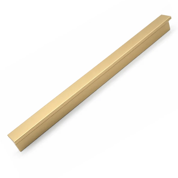 Özen Mat Sarı Çekmece Kulp 224 mm 22.4 Cm Dayanıklı Metal Dolap Kulpu Şık Tasarım Mobilya Aksesuarı ürün görseli 1