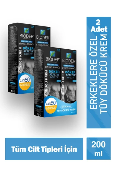 Bioder Tüy Dökücü Krem Erkek 100 ml 2'li 2 Adet ürün görseli 1