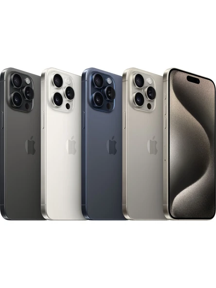 iPhone 15 Pro Max 256 GB Beyaz Titanyum - Resim 9