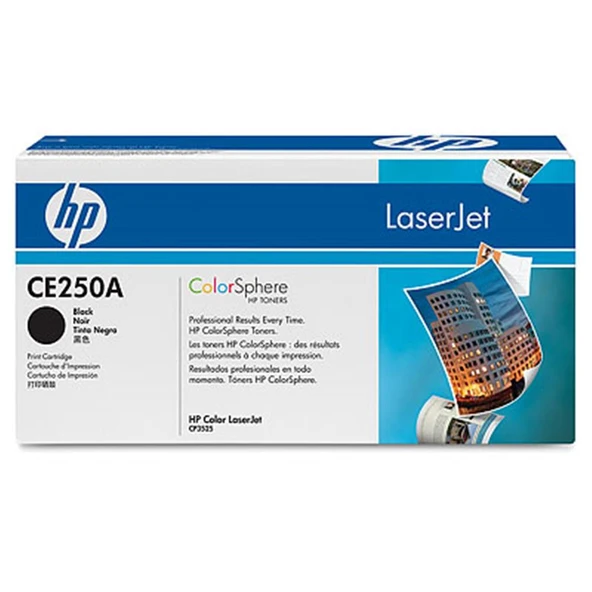 HP 504A Black Siyah 5.000 Sayfa Toner CE250A ürün görseli 1