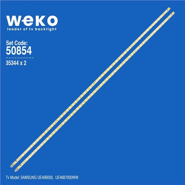 Wkset-5854 35344X2 Svs46_2Nd_120Hz 2 Adet Led Bar (54Led) (Tvnizi açıp içindeki led barla birebir aynısı olduğunu görmeden almayınız. Sonrasında iade ALMAMAKTAYIZ.) ürün görseli 1