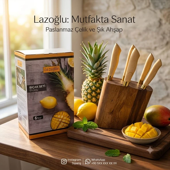 Bıçak Seti 6 Parça - Resim 3