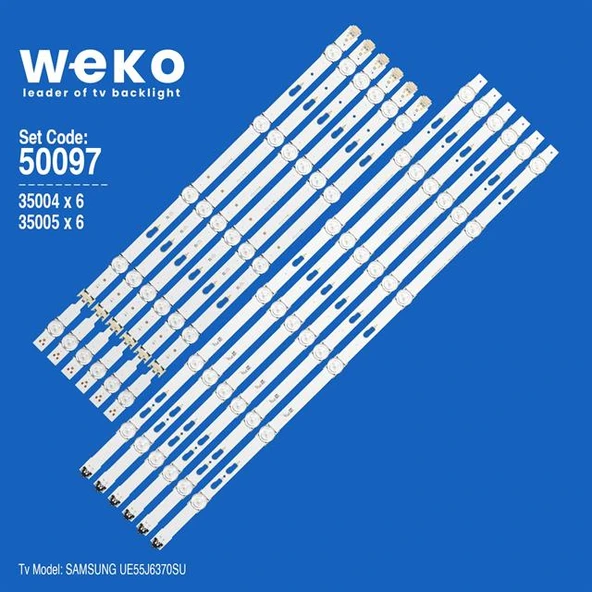 Wkset-5097 35004X6 35005X6 V5df-550 12 Adet Led Bar (Tvnizi açıp içindeki led barla birebir aynısı olduğunu görmeden almayınız. Sonrasında iade ALMAMAKTAYIZ.) ürün görseli 1