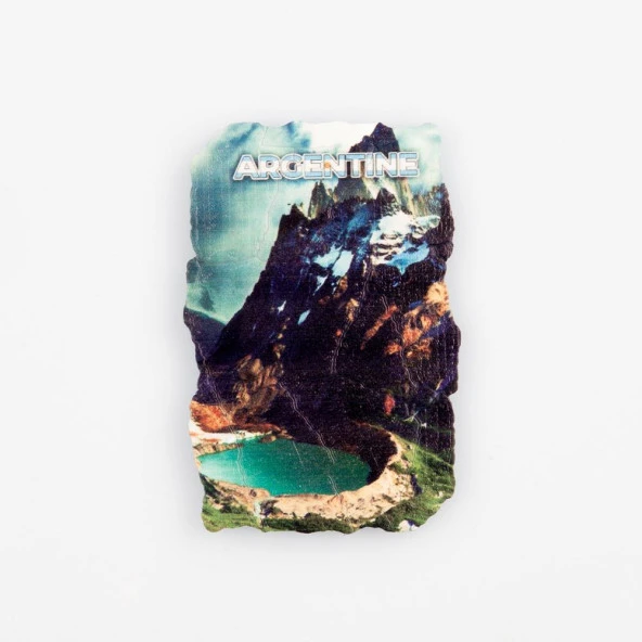Arjantin Krater Gölü Fresco Magnet ürün görseli 1