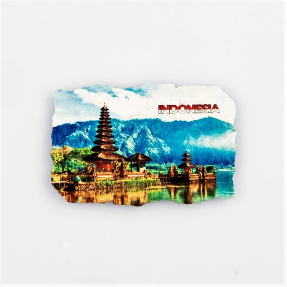 Endonezya Ulun Danu Fresco Magnet ürün görseli 1
