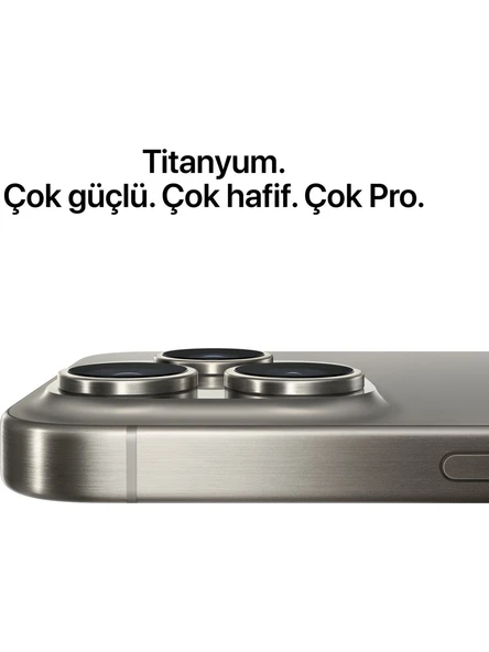iPhone 15 Pro Max 256 GB Beyaz Titanyum - Resim 5