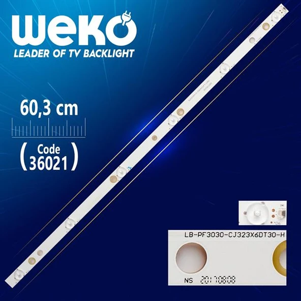 LB-PF3030-CJ323X6DT30-H 32DT302X6 60.3 Cm Tv Led Bar (Tvnizi açıp içindeki led barla birebir aynısı olduğunu görmeden almayınız. Sonrasında iade ALMAMAKTAYIZ.) ürün görseli 1
