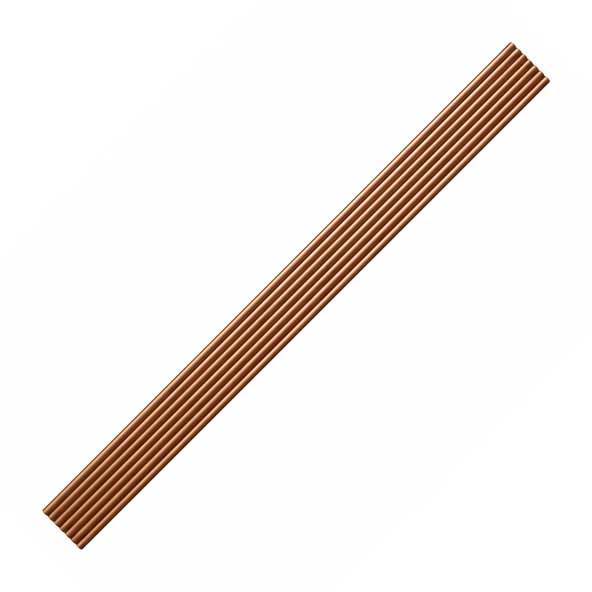 Özen (1 Adet) Bronz 704 mm Çizgili Metal Modern Mobilya Dolap Çekmece Kulbu Çizgili Dolap Kulpu ürün görseli 1