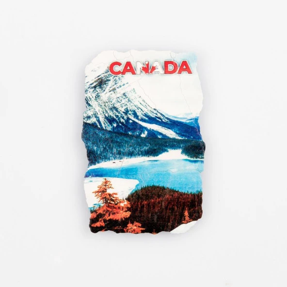 Kanada Moraine Gölü Fresco Magnet ürün görseli 1