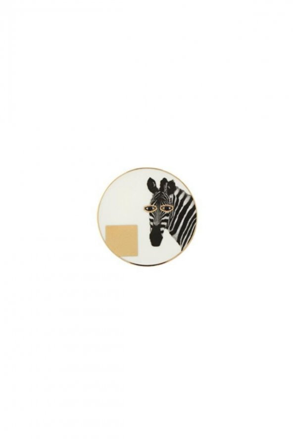 Porland Wild Life Zebra Bardak Altlığı 10cm 04ALM006624 ürün görseli 1