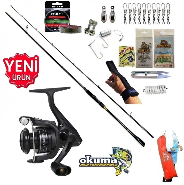 Okuma Revenger Rv-4000A 244cm 6-32gr Zen Pro Kıyı Olta Takımı Seti ürün görseli 1
