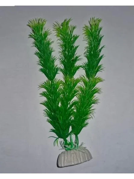 Plastik Akvaryum Bitkisi, 20 cm, Doğal Görünüm ürün görseli 1