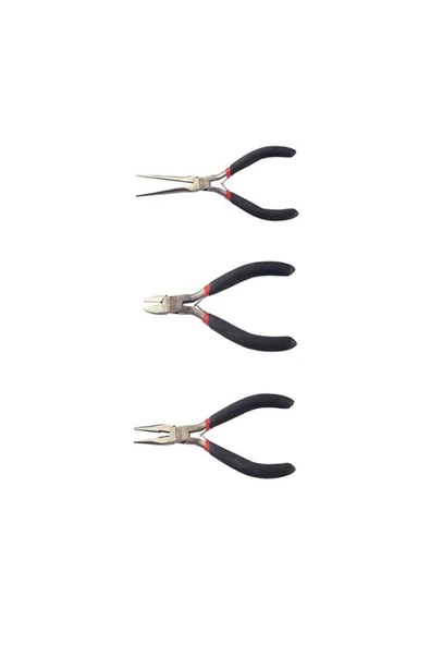 Py-017 Mini Yankeski Düz Ve Ince Uçlu Kargaburun 3 Lü Set ürün görseli 1