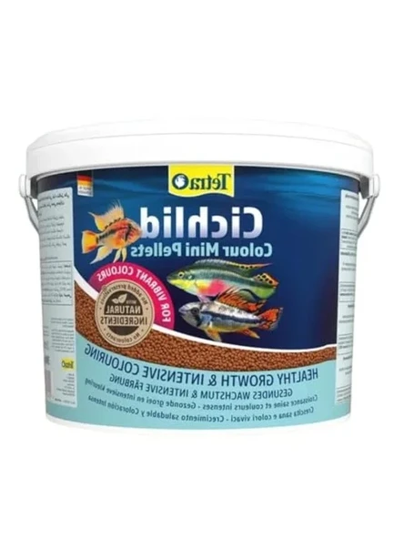 10 Litre Cichlid Color Mini Yem ile Akvaryum Desteği ürün görseli 1